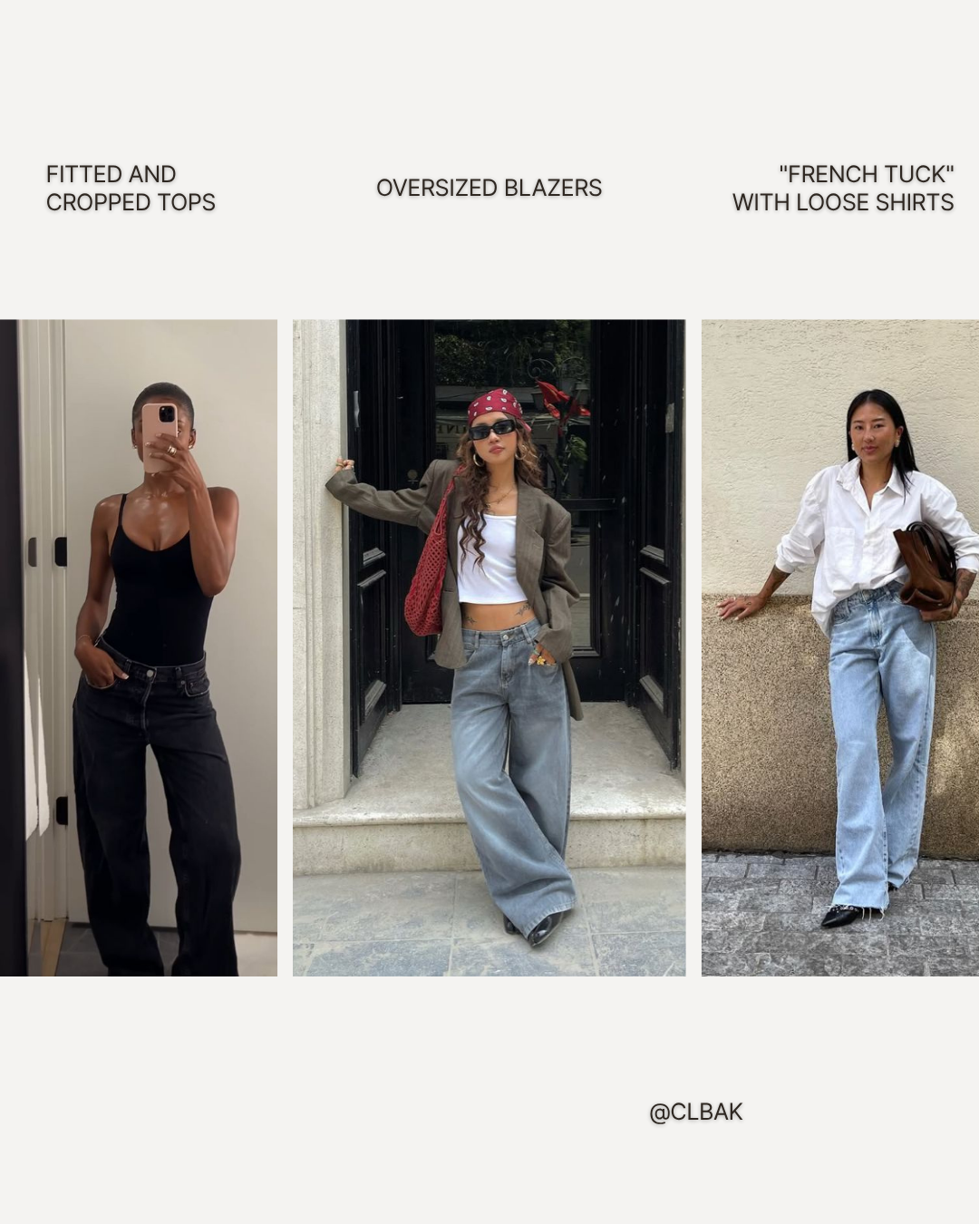 Best tops to wear with wide leg jeans styling variations