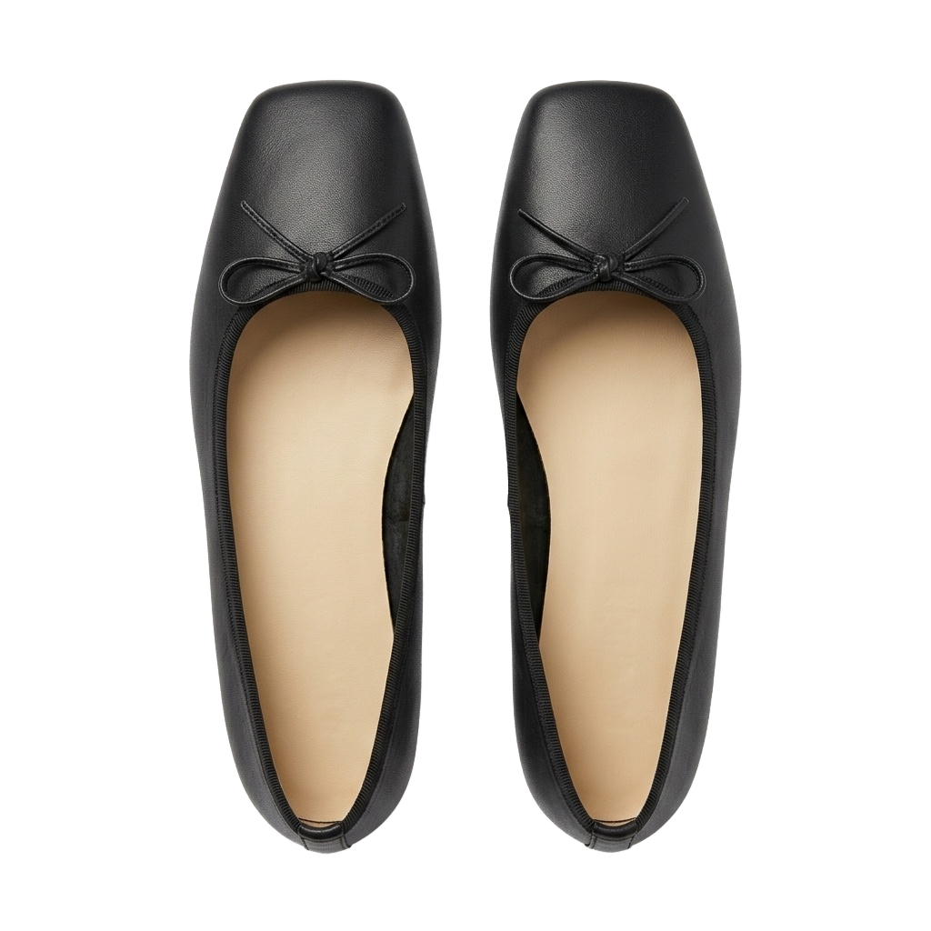 Black Ballet Flats