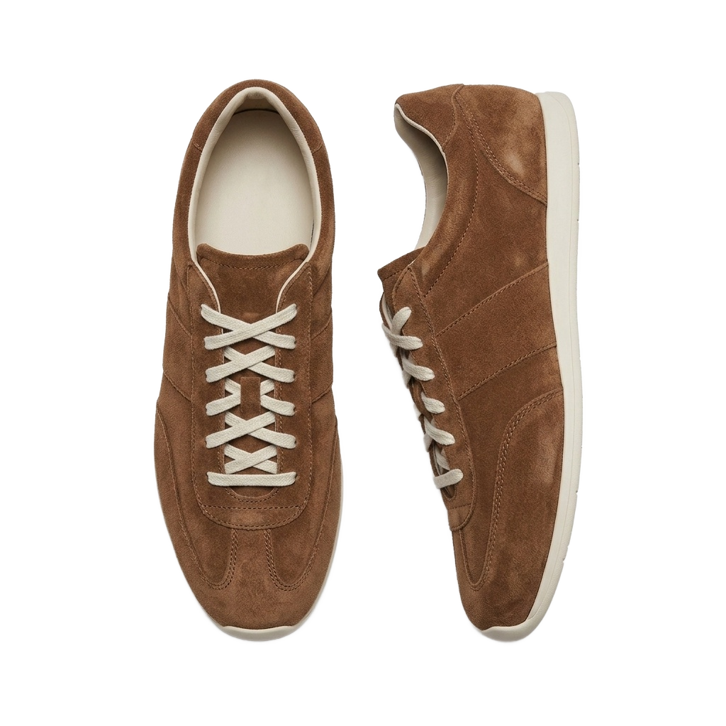 Brown Suede Sneakers