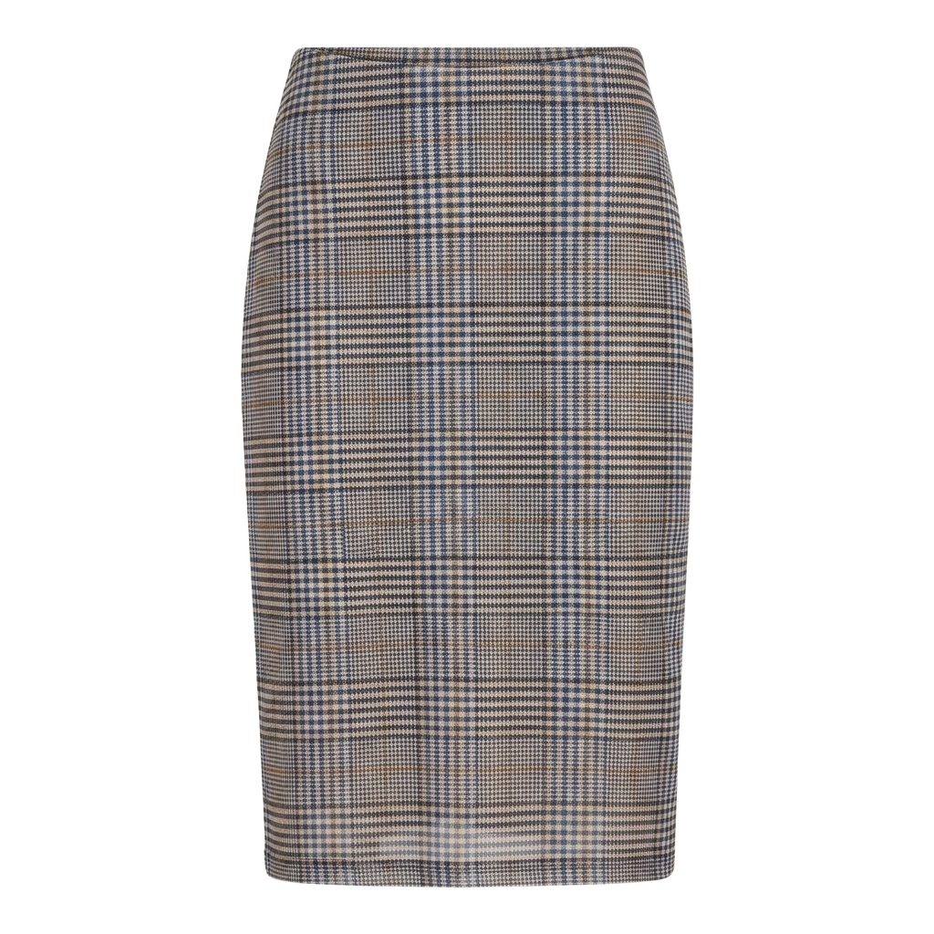 Plaid Midi Skirt